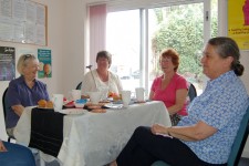 Chris Gabriel leads Carer’s Café meeting