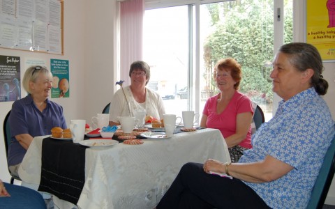 Chris Gabriel leads Carer’s Café meeting
