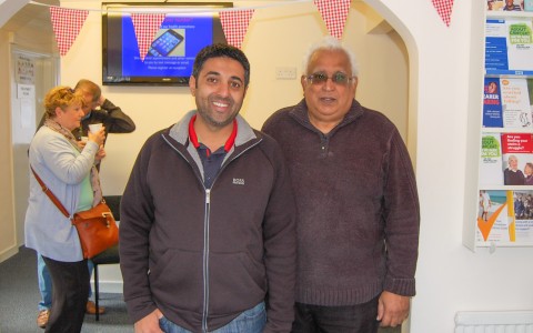 Local pharmacist Manny and Hay Sharma