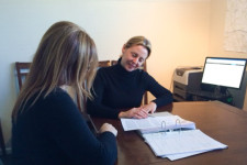 Heather Miller coaches a Whitestone Job Club candidate