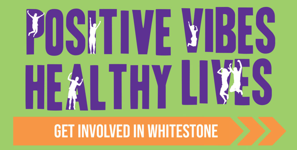 POSITIVE VIBES HEALTHY LIVES logo banner