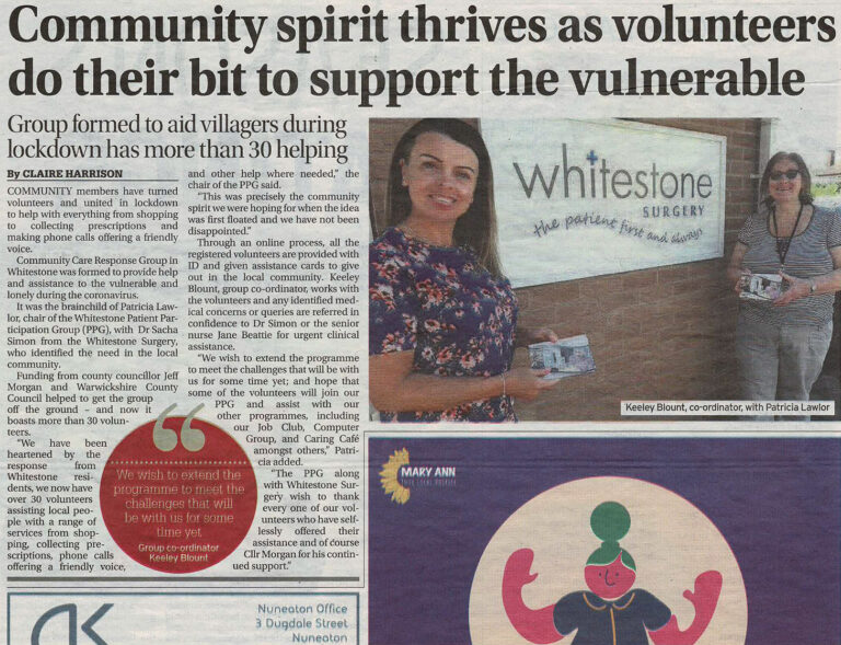 Care Response Group News Article in Nuneaton News